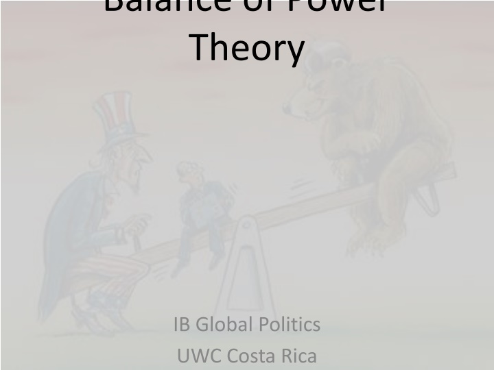 balance of power theory
