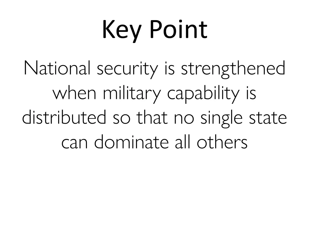 key point