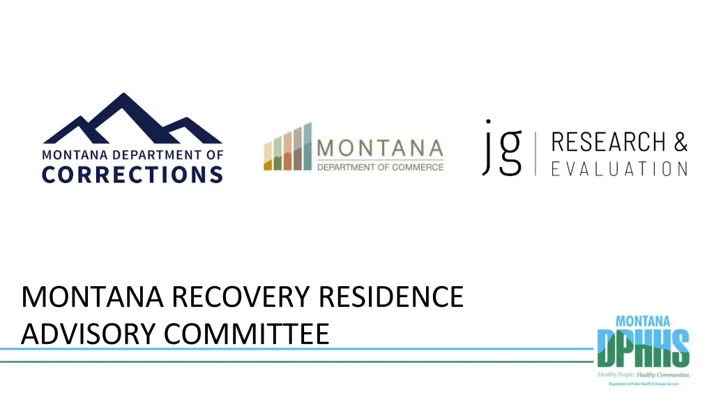 montana recovery residence advisory committee