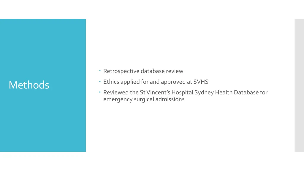 retrospective database review