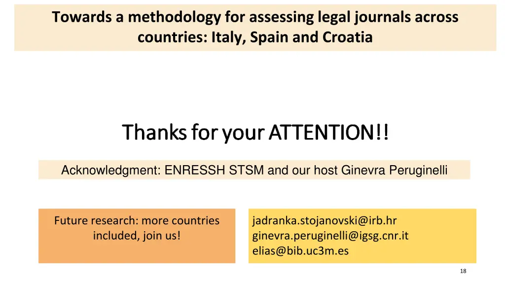 towards a methodology for assessing legal
