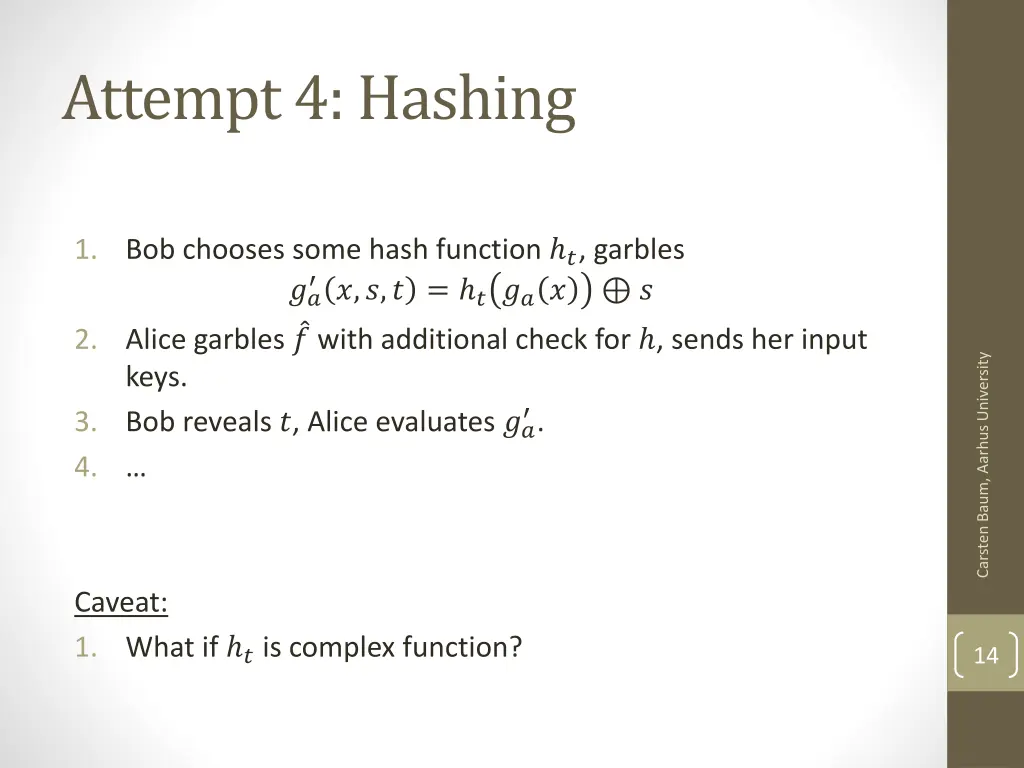 attempt 4 hashing