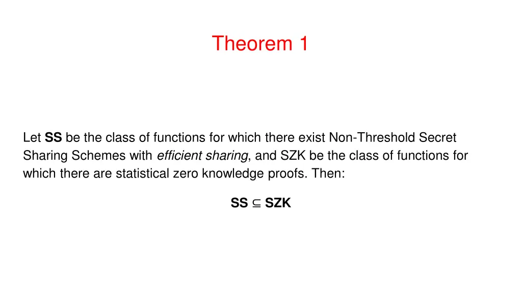 theorem 1