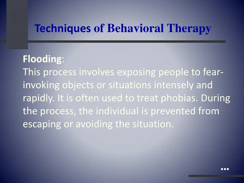 techniques of behavioral therapy 2