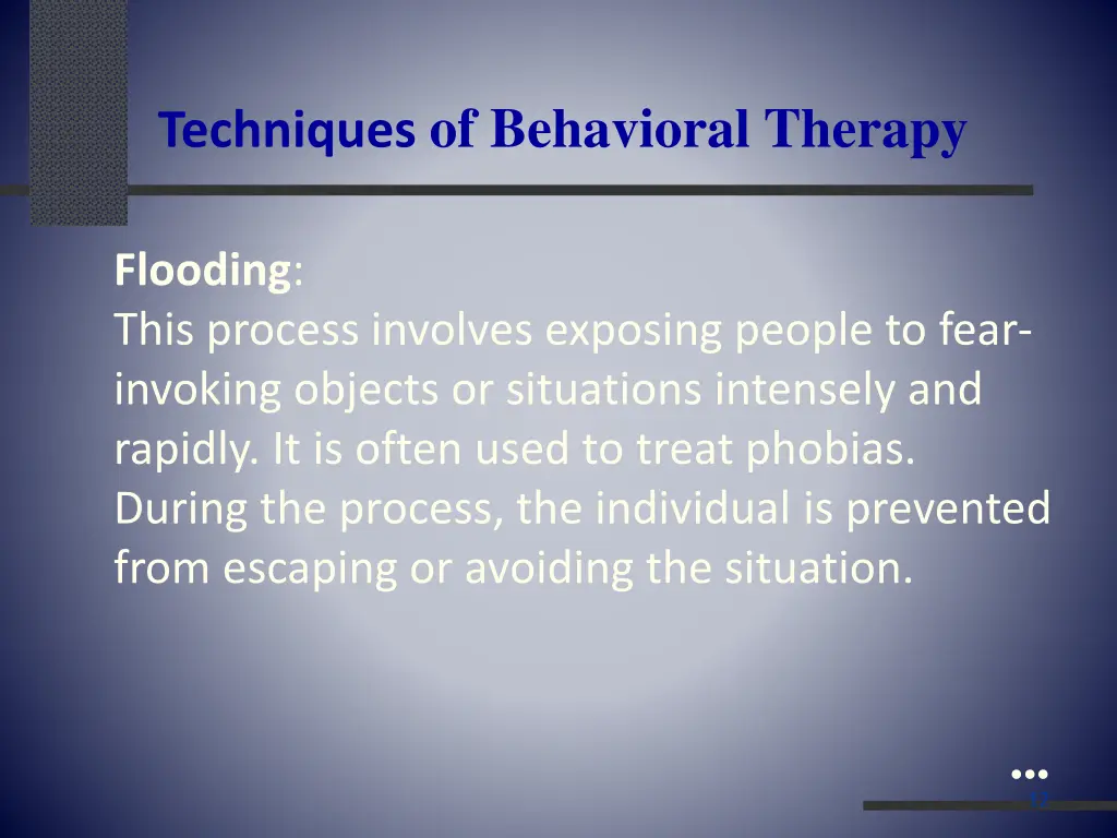 techniques of behavioral therapy 3