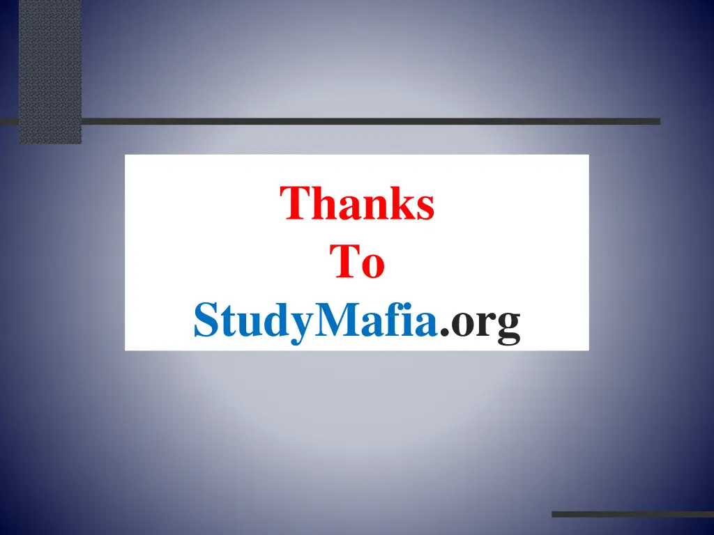 thanks to