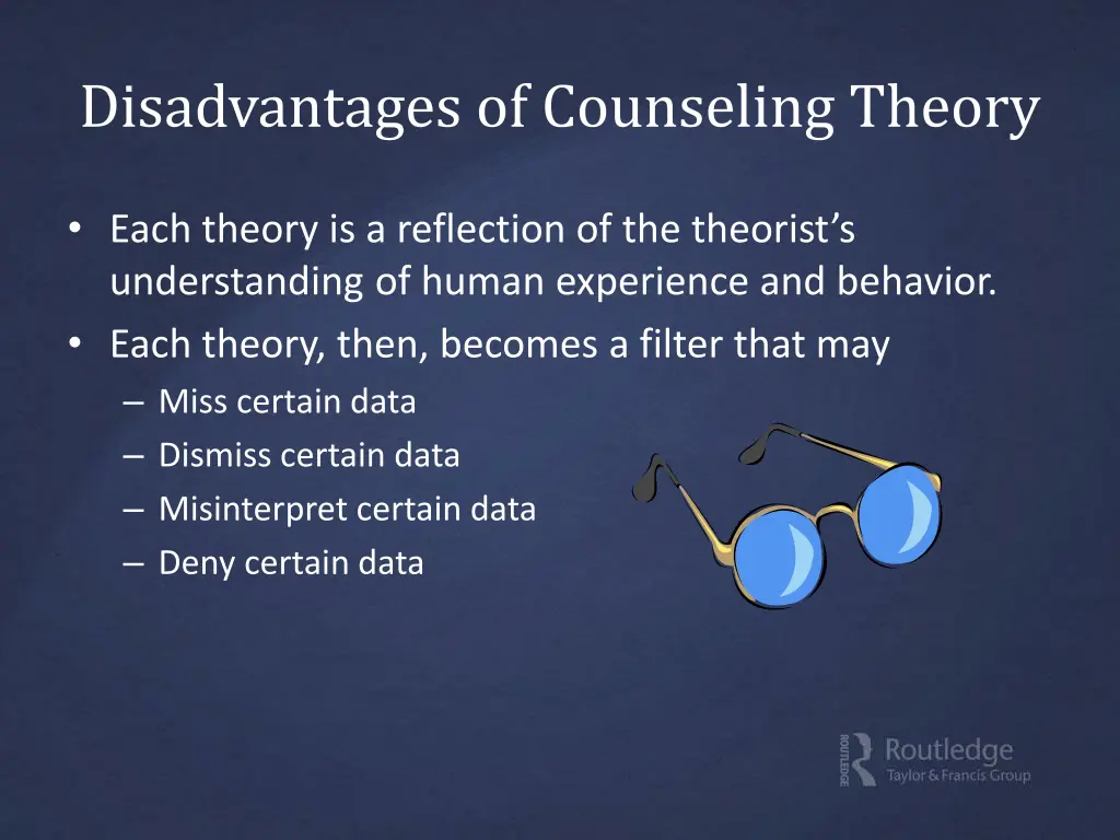 disadvantages of counseling theory