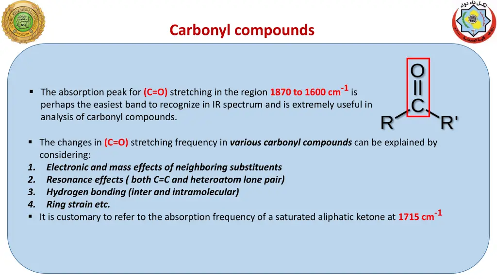carbonyl compounds
