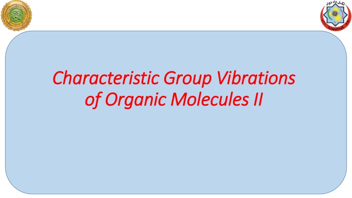 characteristic group vibrations characteristic