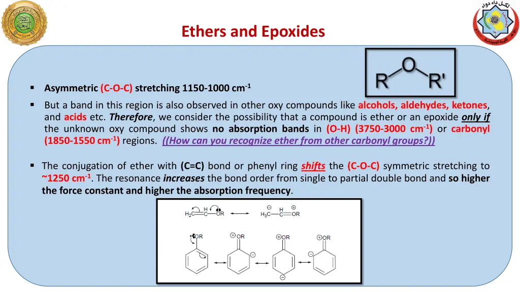 ethers and epoxides