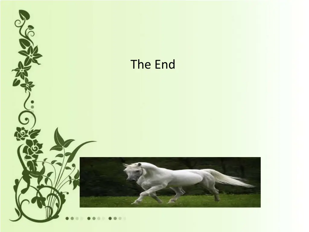 the end
