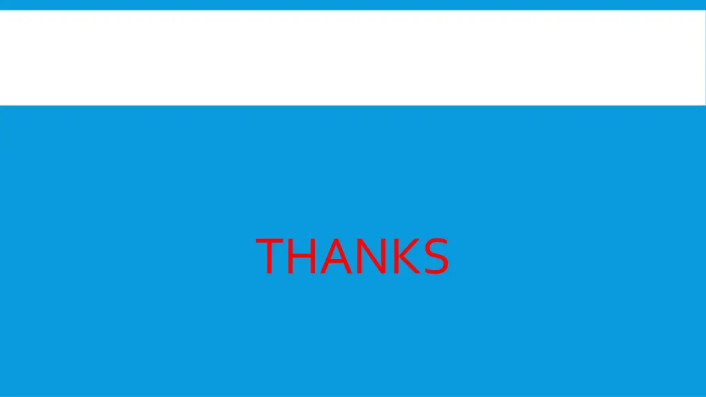 thanks