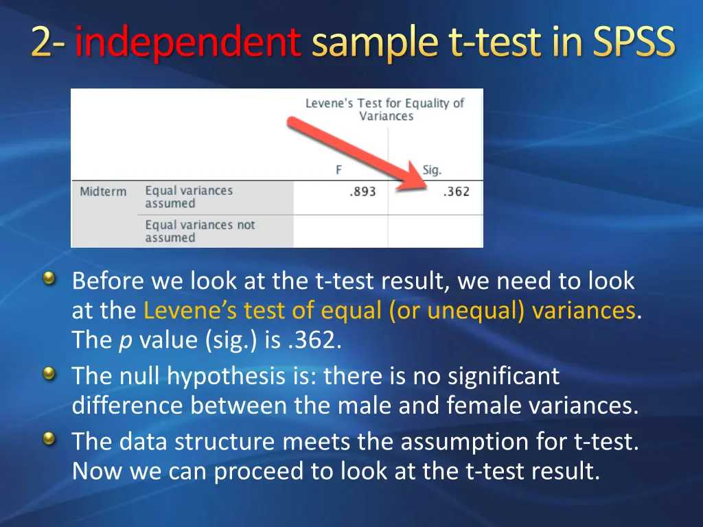 2 independentsample t test in spss 3