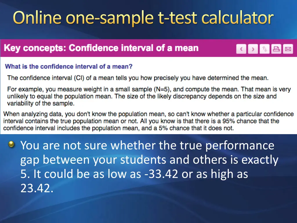 online one sample t test calculator 3