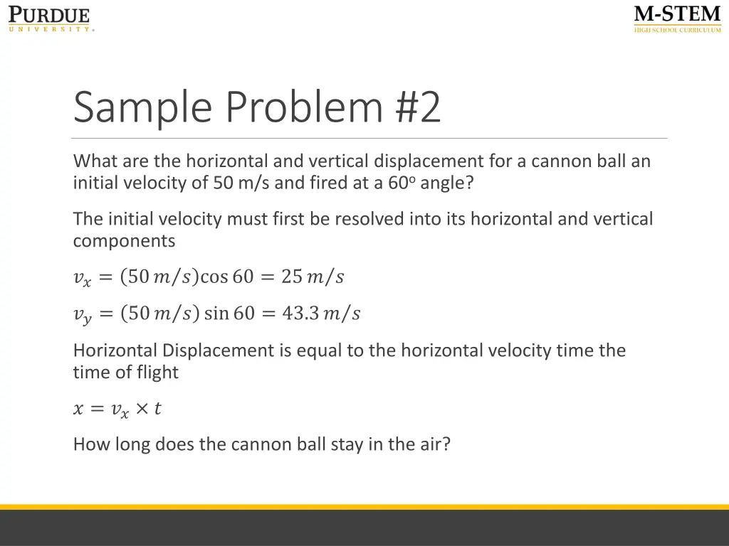 sample problem 2