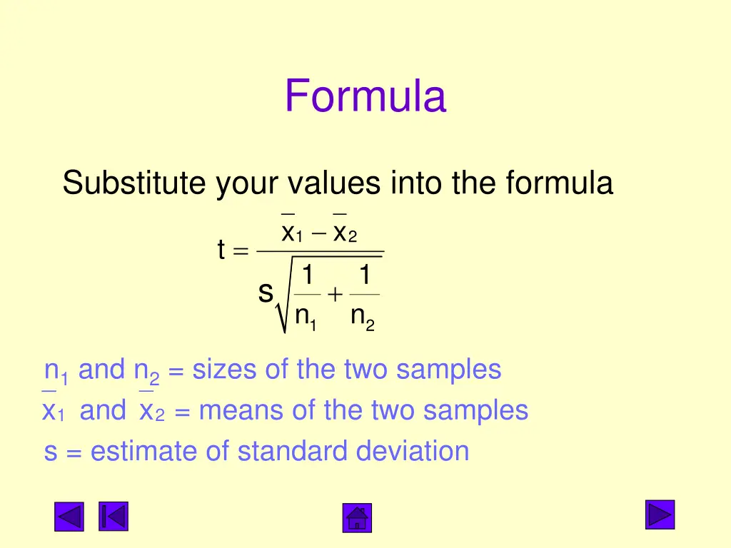 formula