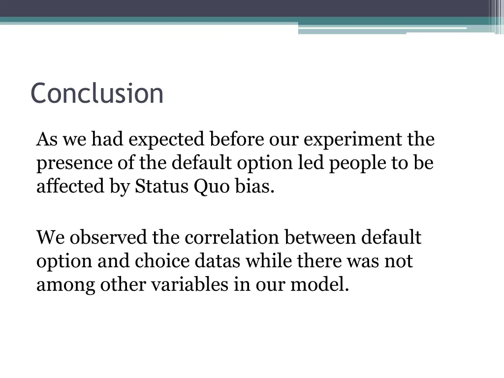 conclusion