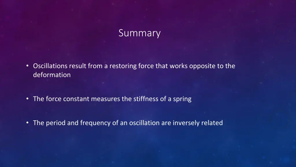 summary