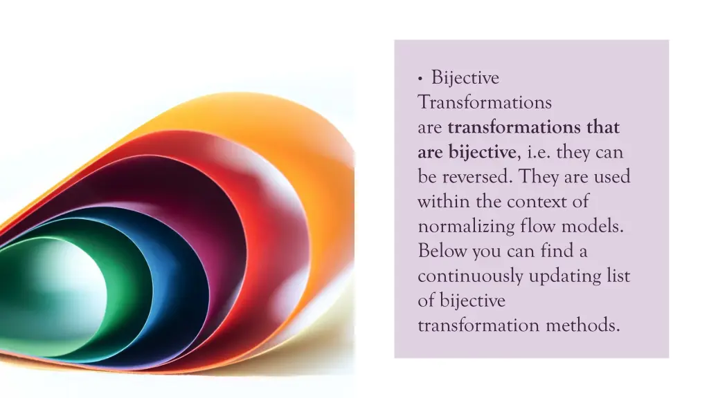 bijective transformations are transformations