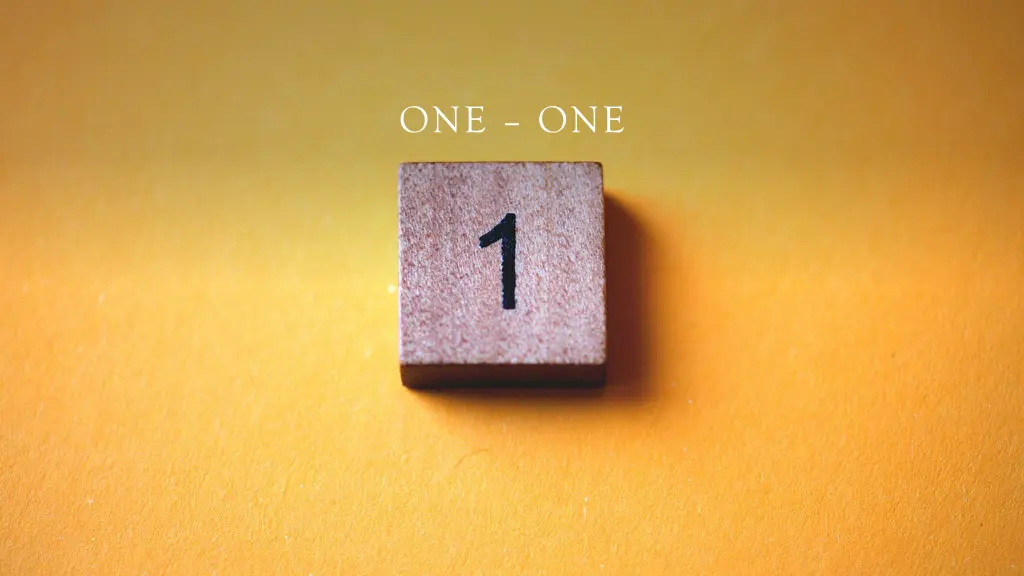 one one