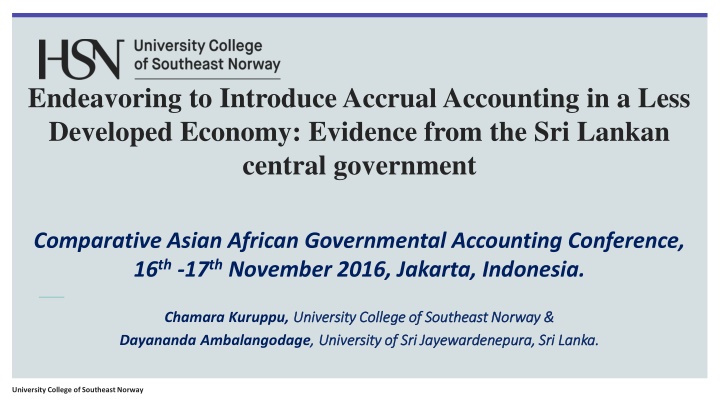 endeavoring to introduce accrual accounting