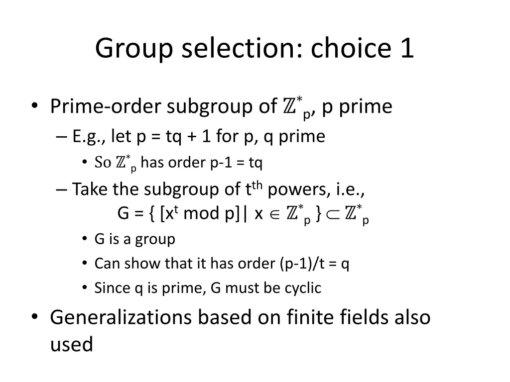 group selection choice 1 3