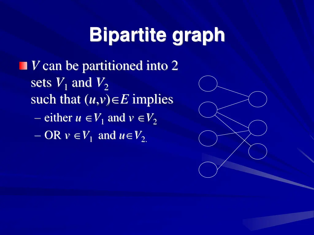 bipartite graph