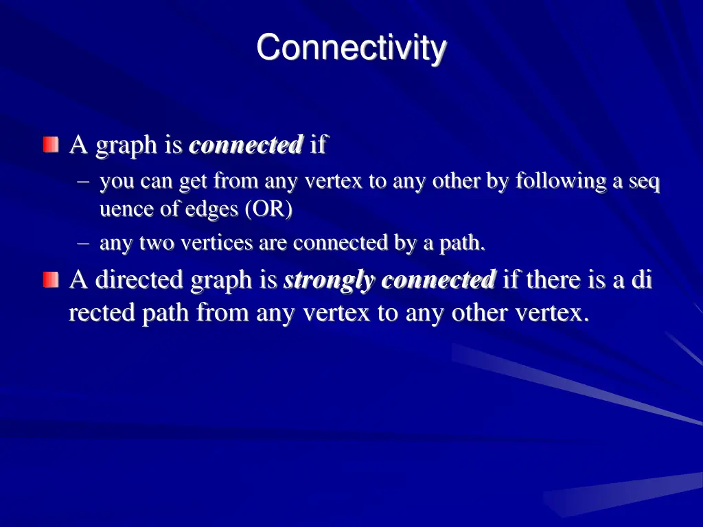 connectivity