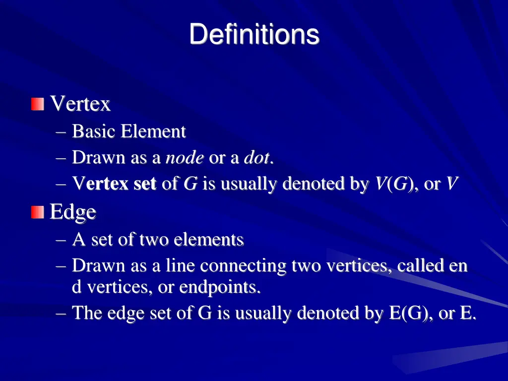 definitions