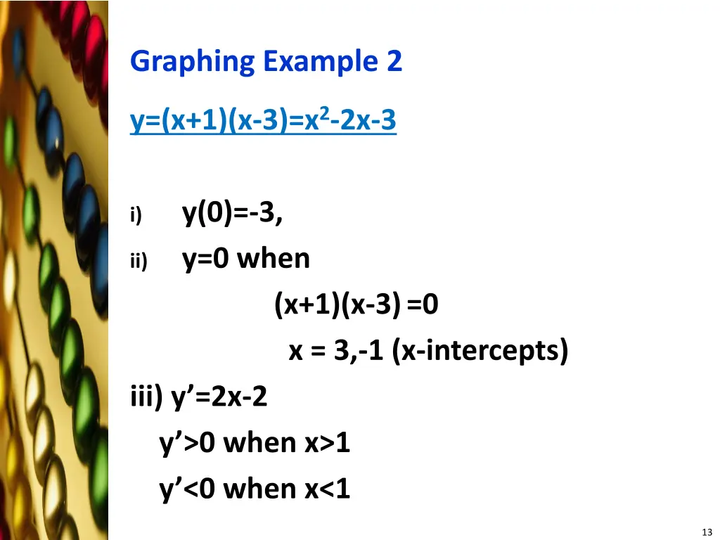 graphing example 2
