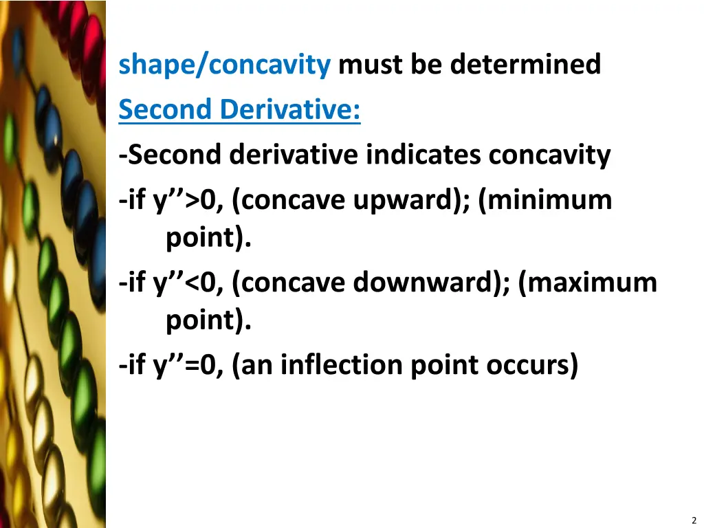 shape concavity must be determined second