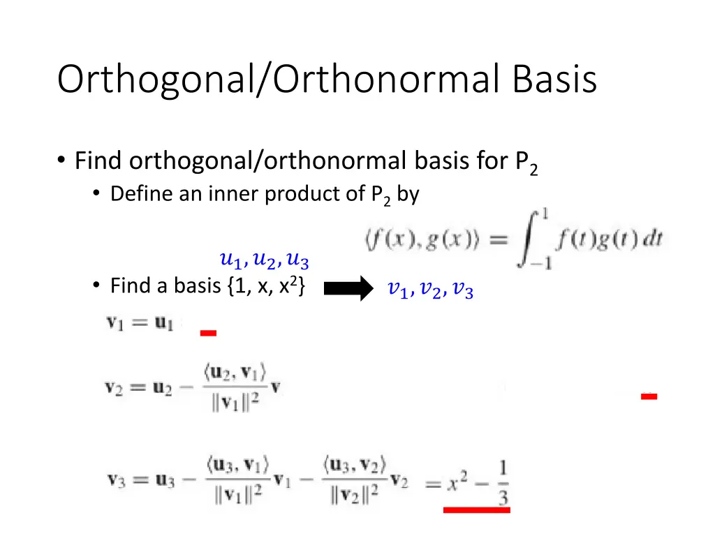 orthogonal orthonormal basis 1