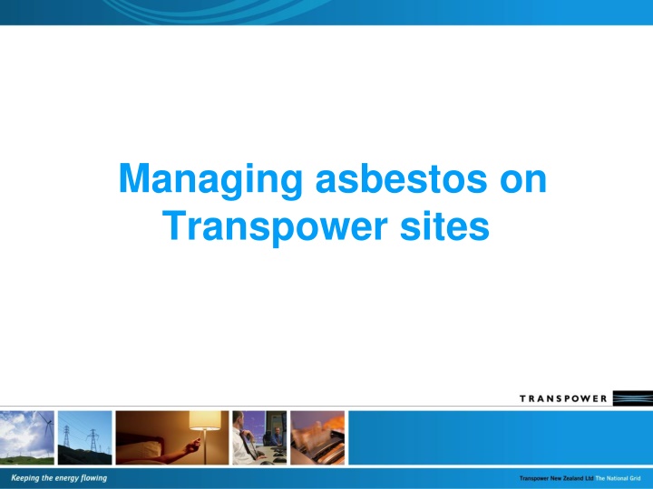 managing asbestos on transpower sites