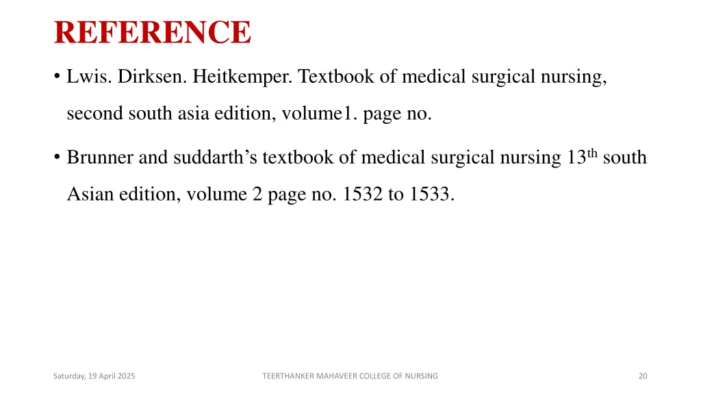 reference