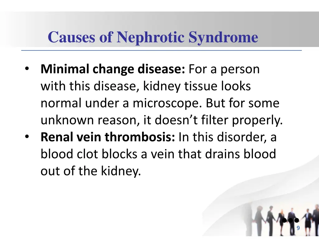 causes of nephrotic syndrome 3