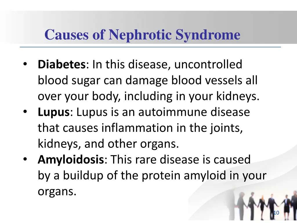 causes of nephrotic syndrome 4