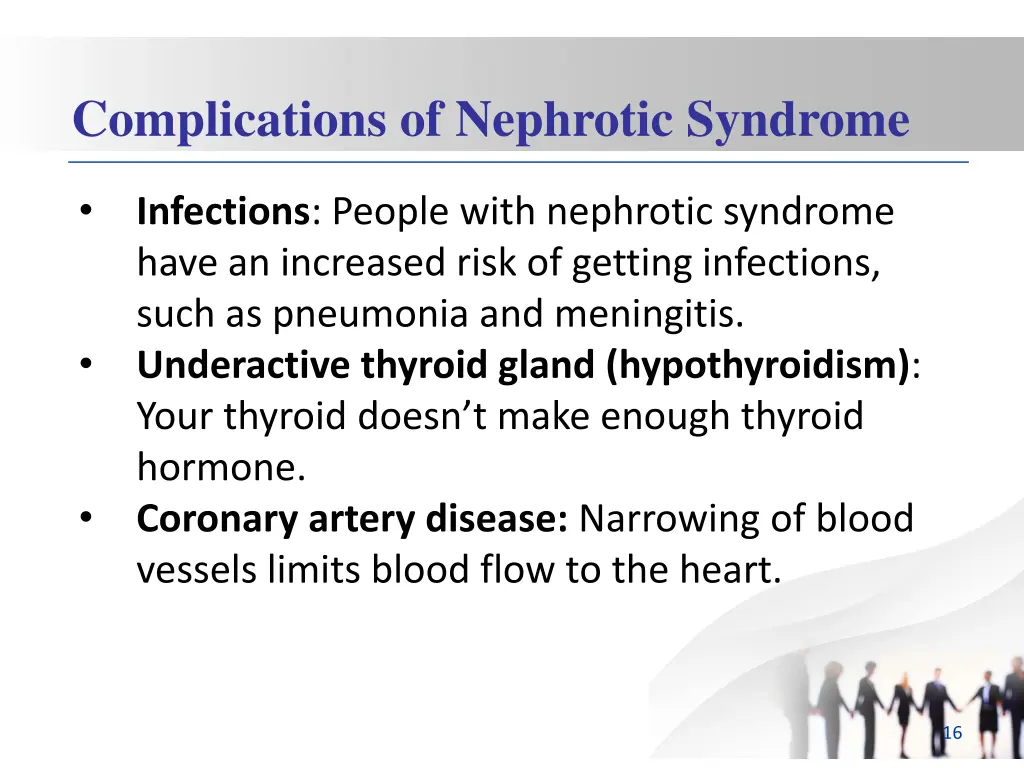 complications of nephrotic syndrome 2