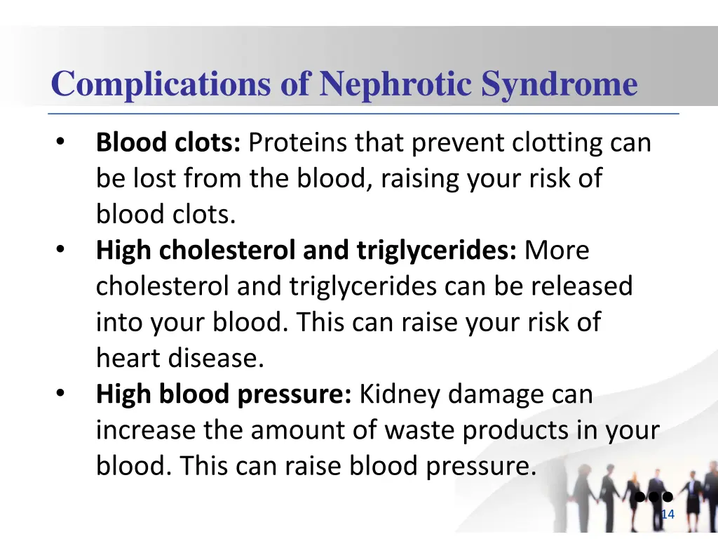 complications of nephrotic syndrome