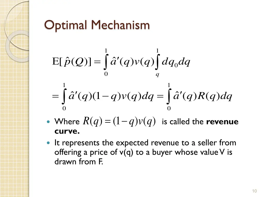 optimal mechanism 3