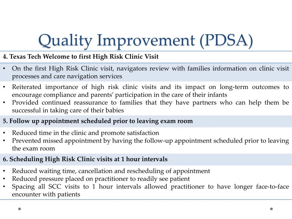 quality improvement pdsa 1