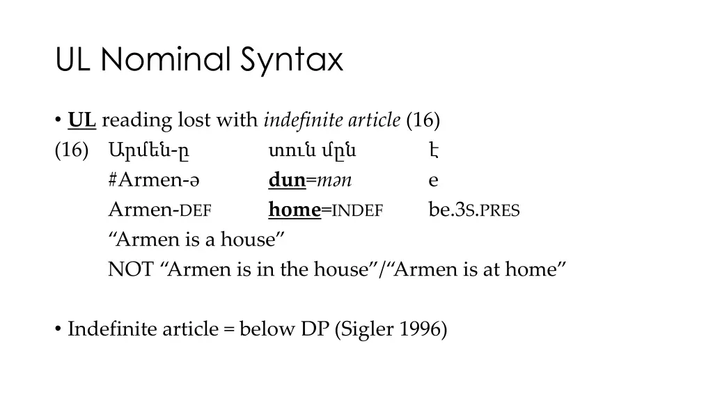 ul nominal syntax 1