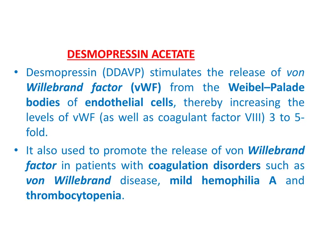 desmopressin acetate desmopressin ddavp