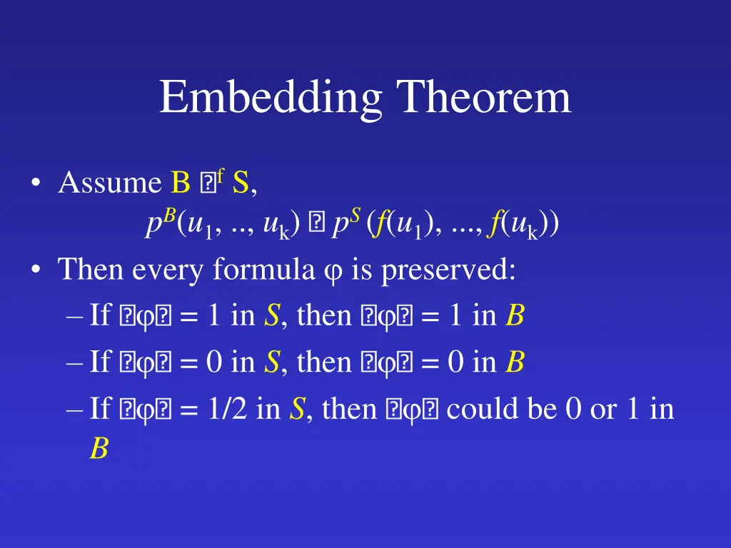 embedding theorem