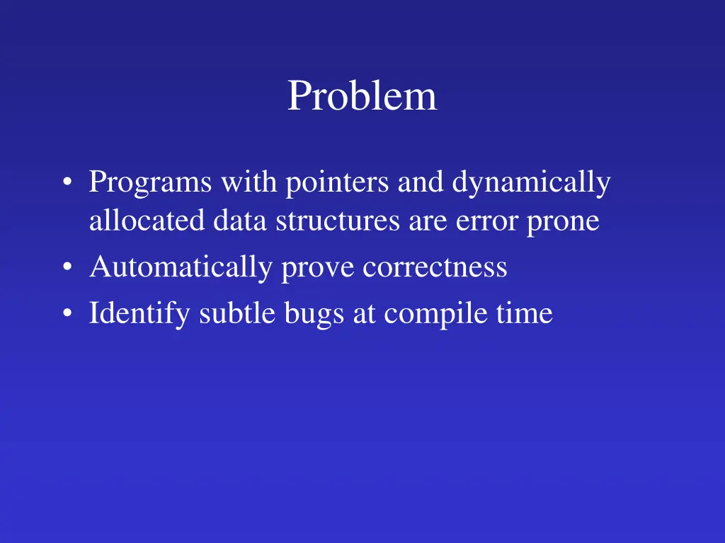 problem