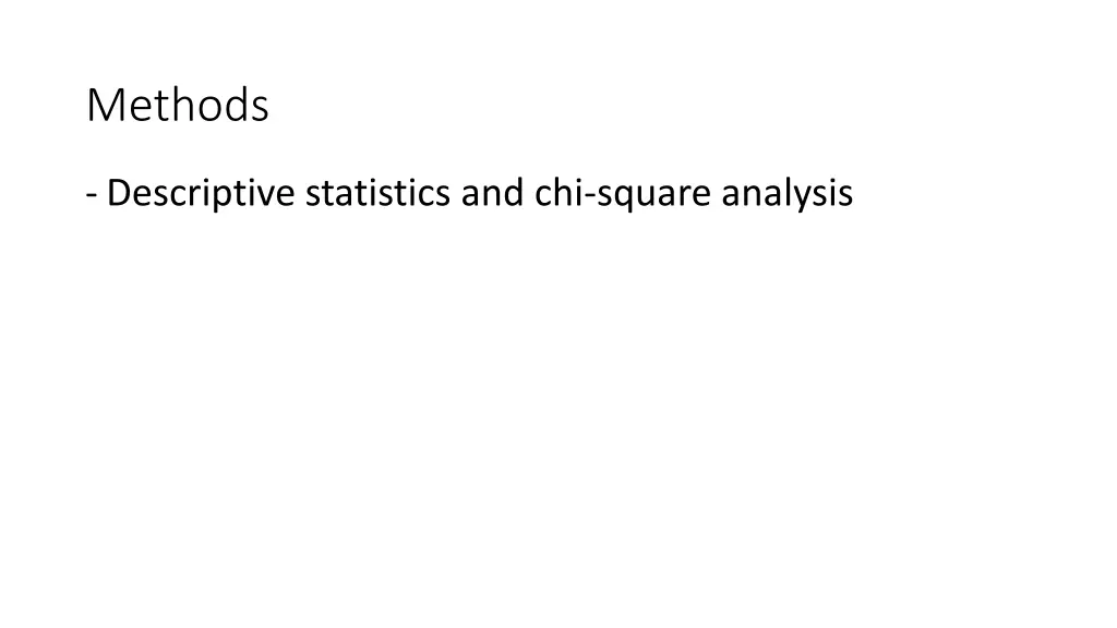 methods