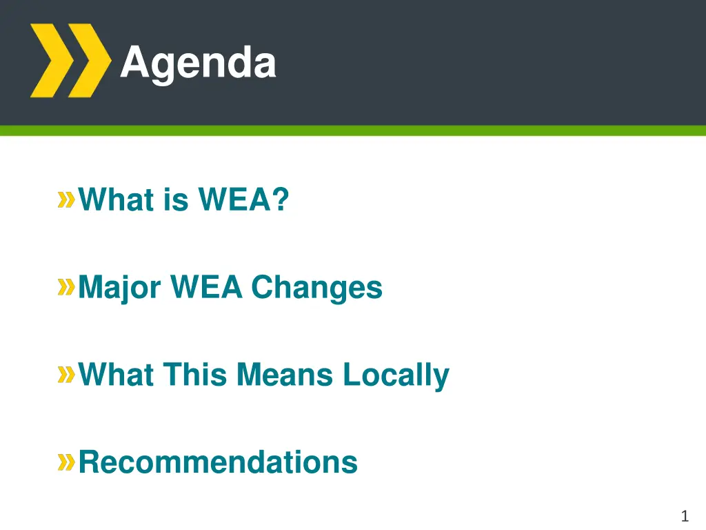 agenda