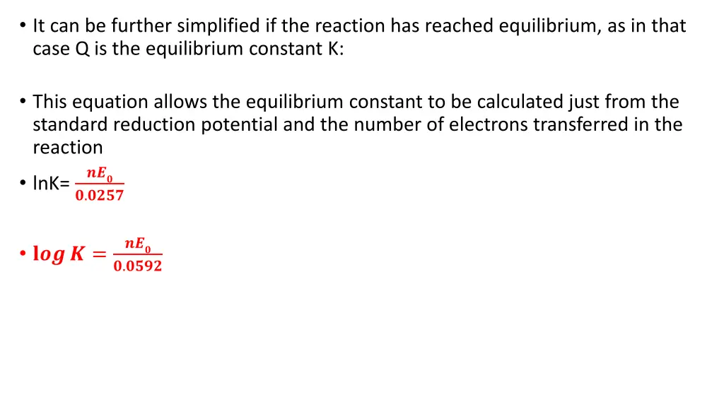 it can be further simplified if the reaction
