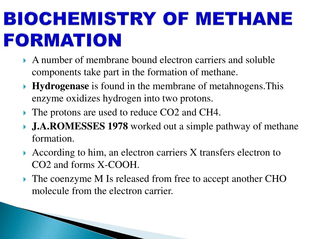 a number of membrane bound electron carriers
