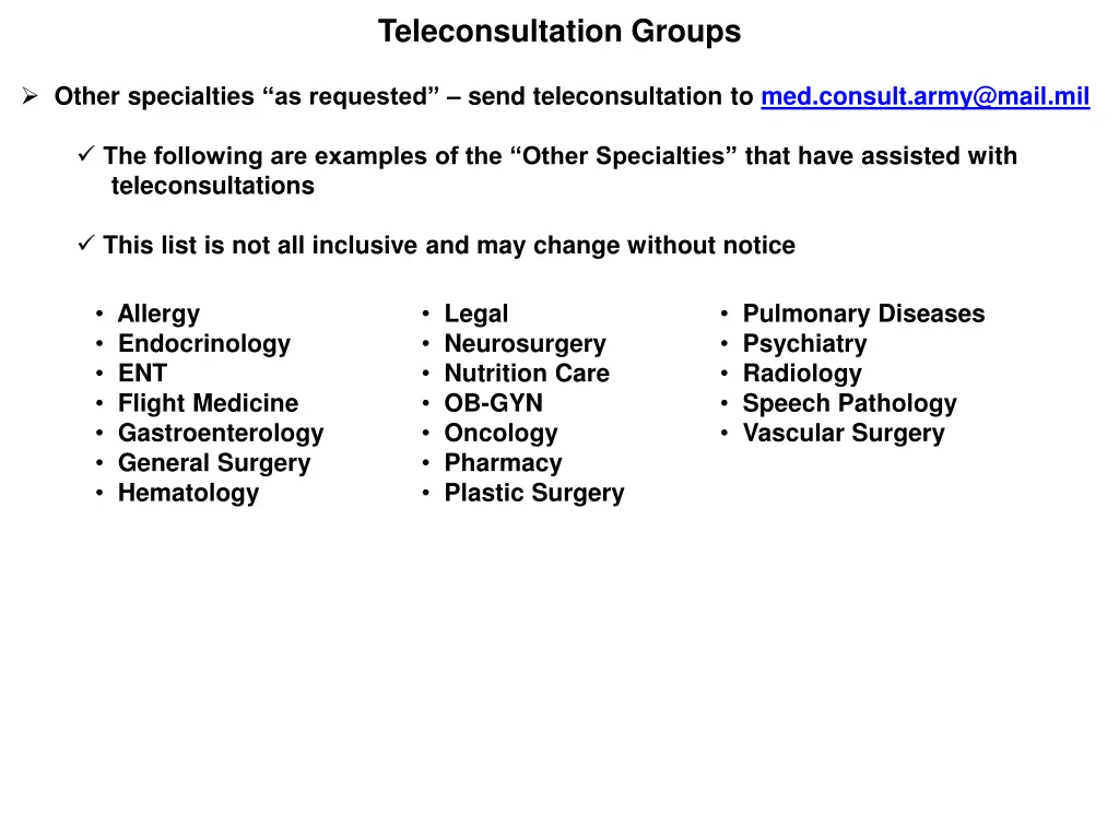 teleconsultation groups