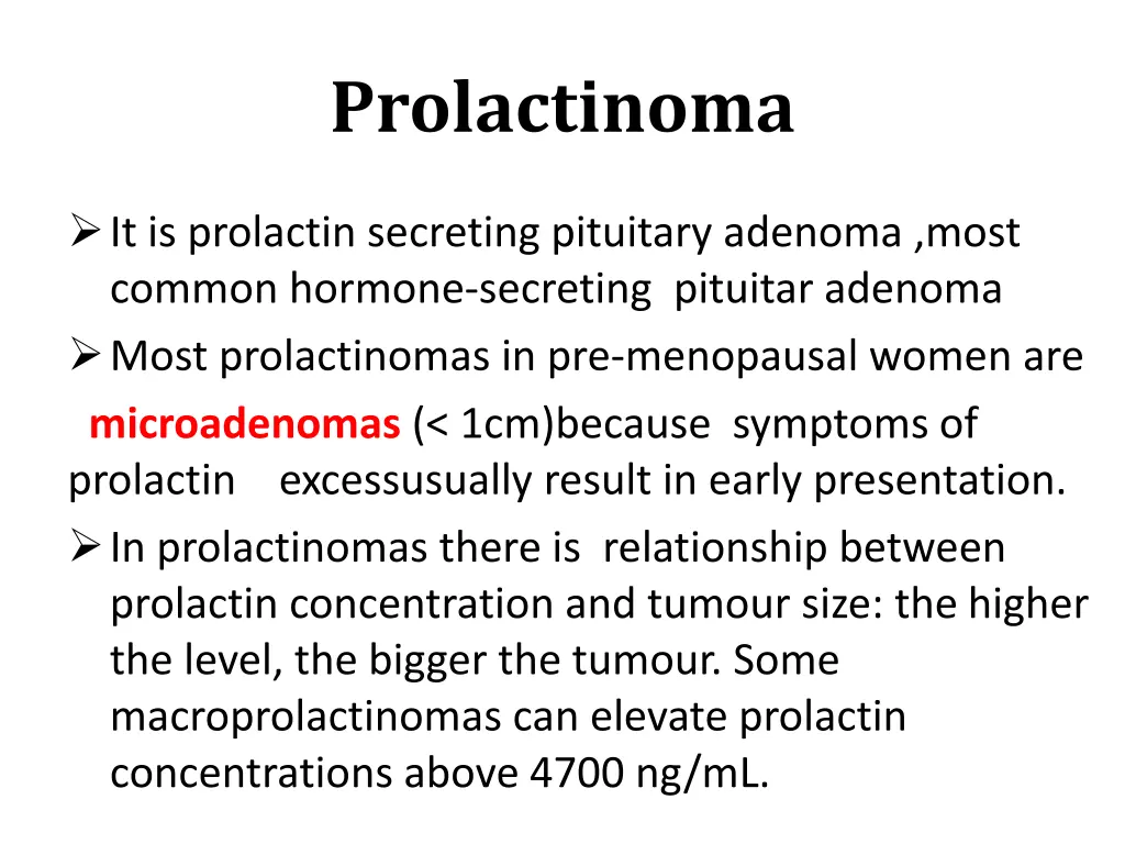 prolactinoma